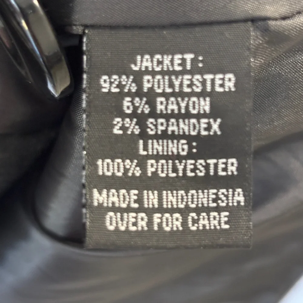 BCX Coat Black & White Plaid L Belted Statement Maximalist Art to Wear - Picture 9 of 10